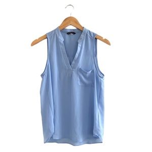 Rosette | Blue sleeveless tank blouse size small